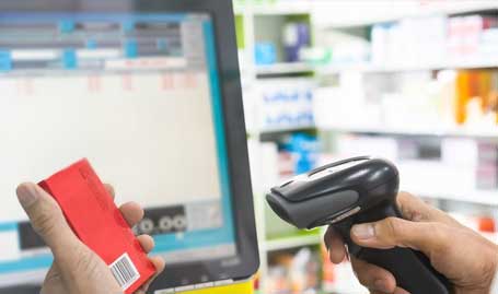 Input barcode data