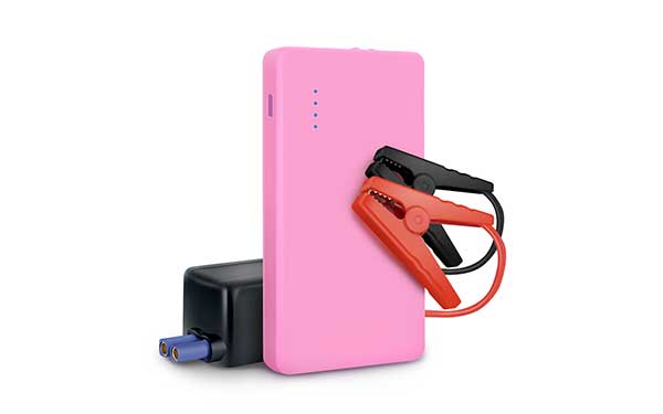 Pink 12V 8000mAh Jump Starter