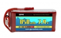 Soft case Lipo Packs 40C - 40C 850mAh 2S 7.4V