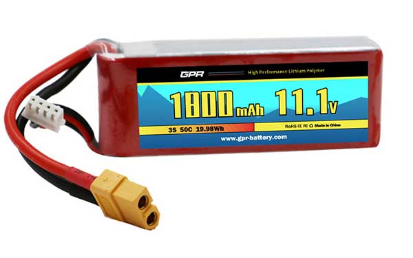 50C 1800mAh 3S 11.1V