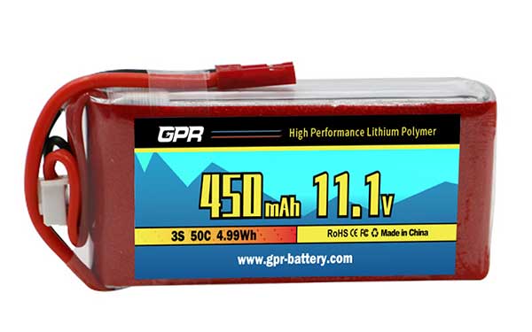 50C 450mAh 3S 11.1V