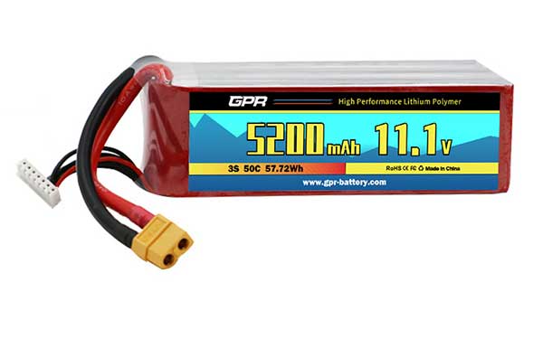 50C 5200mAh 3S 11.1V