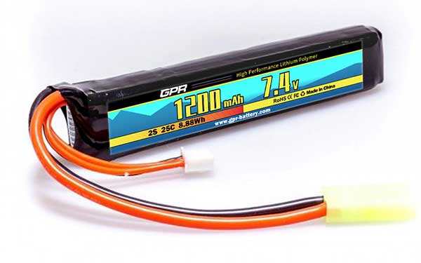 25C 1200mah 2S 7.4V
