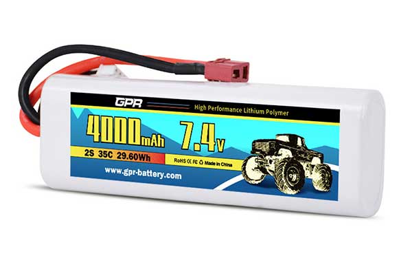 Hard Case Lipo Packs 35C 4000mah 2s 7.4v