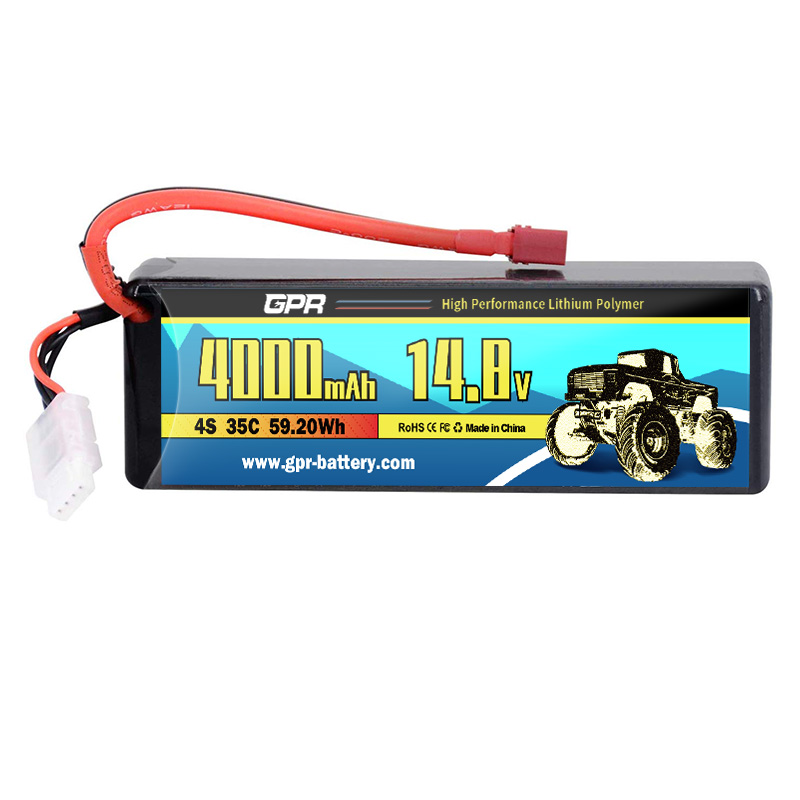 Hard Case Lipo Packs 35C 4000mah 4s 14.8v