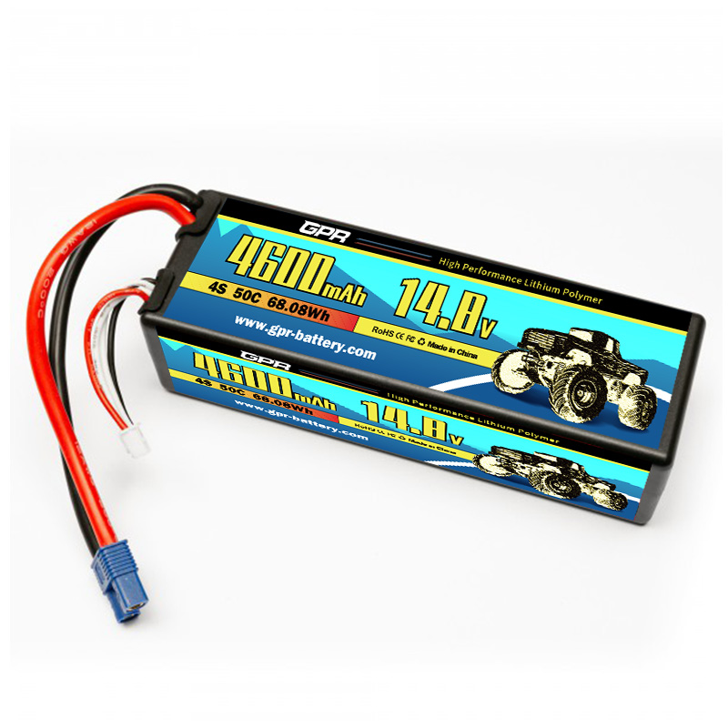 Hard Case Lipo Packs 50C 4600mah 4s 14.8v