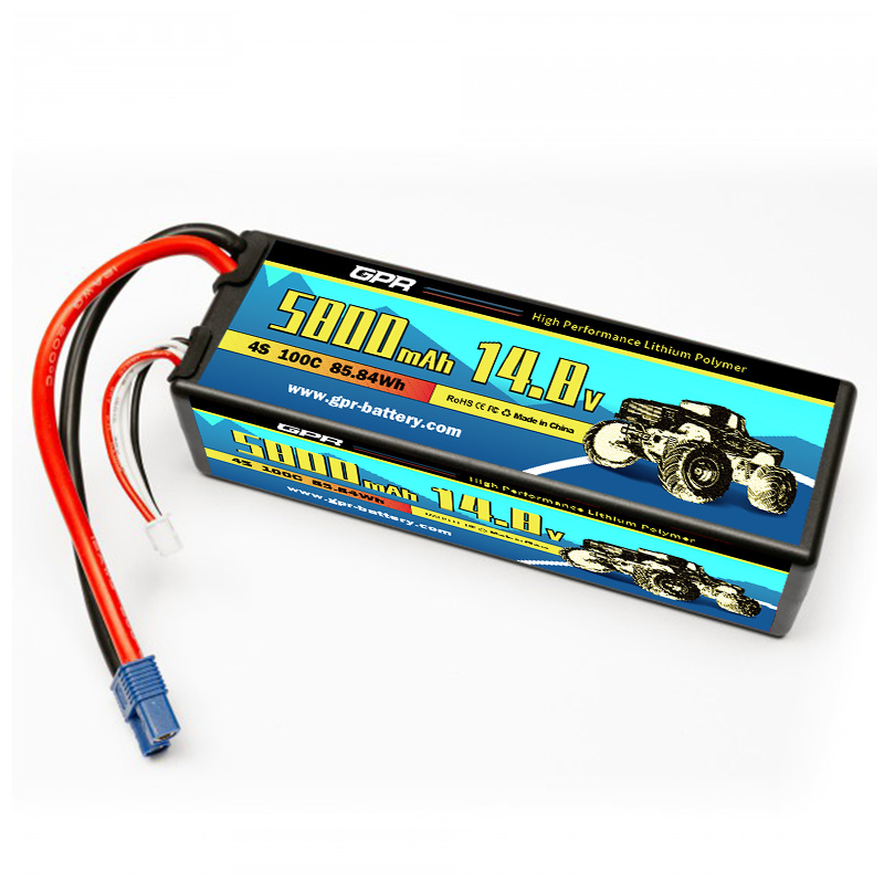 Hard Case Lipo Packs 100C 5800mah 4s 14.8v
