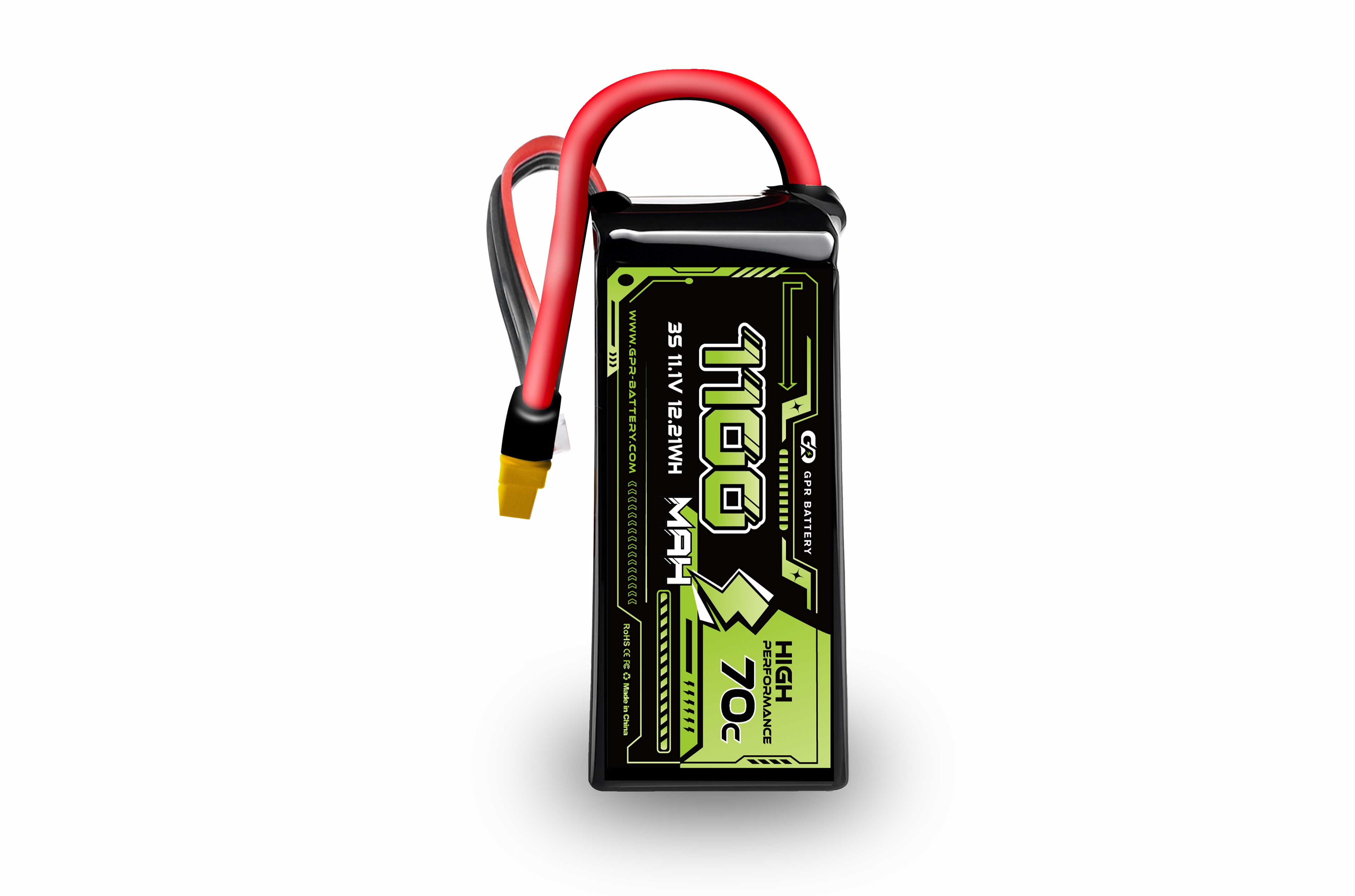 70C 1100mAh 3S 11.1V