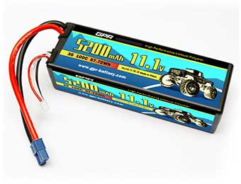 Hard Case Lipo Packs 100C 5200mah 3s 11.1v
