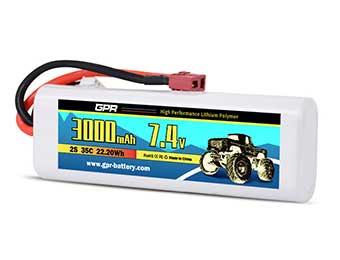 Hard Case Lipo Packs 35C 3000mah 2s 7.4v