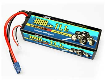 Hard Case Lipo Packs 35C 3000mah 3s 11.1v