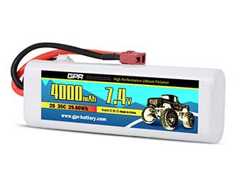Hard Case Lipo Packs 35C 4000mah 2s 7.4v