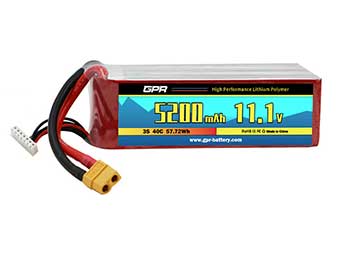 40C 5200mAh 3S 11.1V