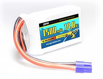 50C 1500mAh 4S 14.8V