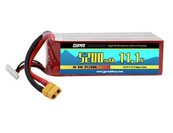 50C 5200mAh 3S 11.1V