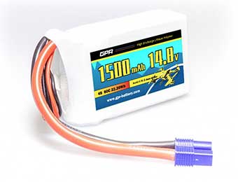 60C 1500mAh 4S 14.8V