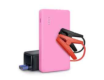 Pink 12V 8000mAh Jump Starter